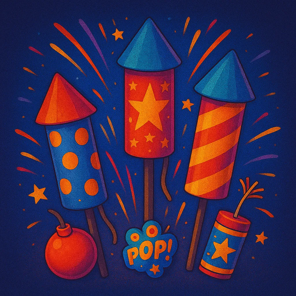 rockets - Fireworks at Macs Books Fordsburg