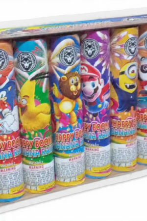 Happy Boom single shot Aerial display (6 pcs)